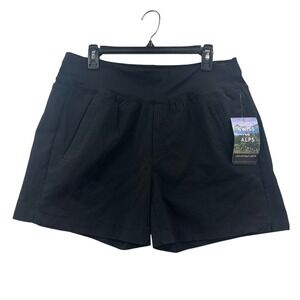 Swiss Alps Womens Performance Black Athletic Shorts L G Life Without Limits